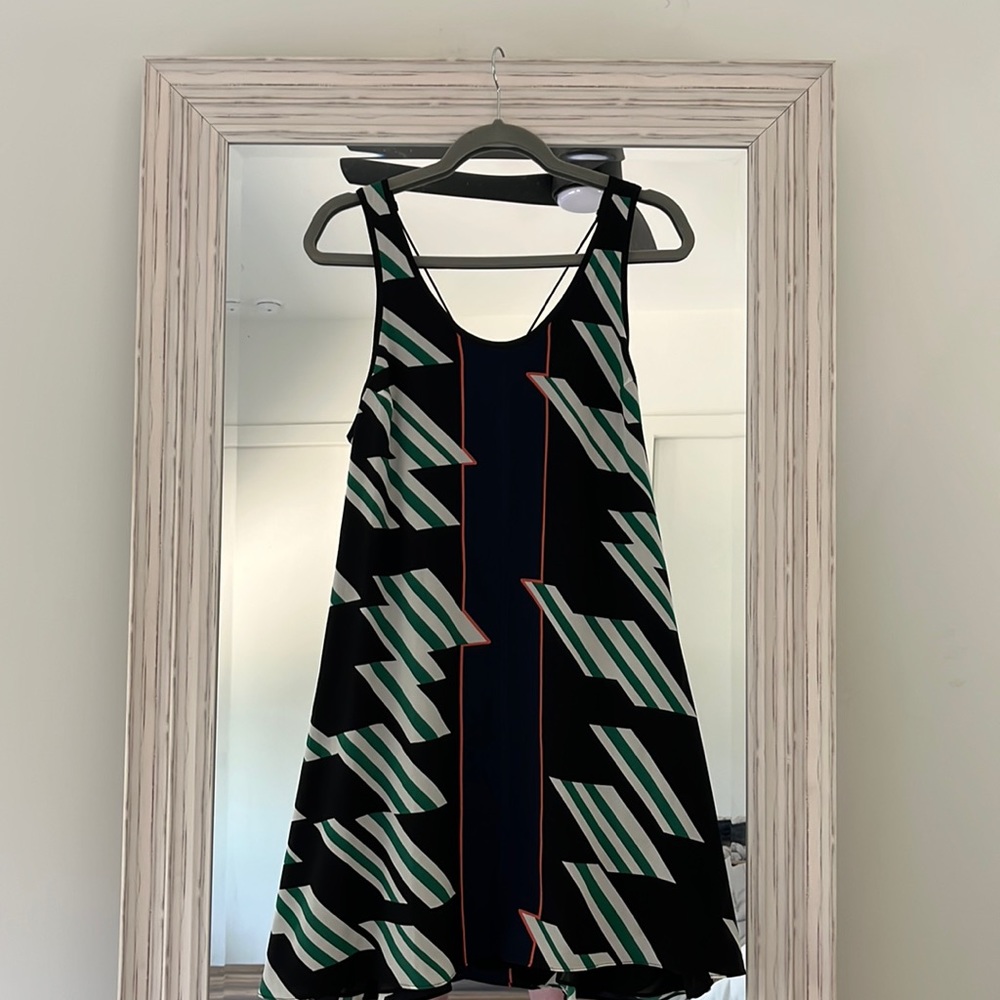 Derek Lam Crosby Sleeveless Silk Tank‎ Shift Dress Size 2 EUC - Picture 3 of 8